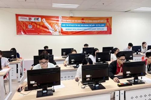 150 thí sinh tranh tài tại chung kết cuộc thi Vô địch tin học văn phòng thế giới 2024