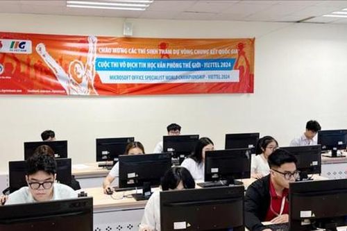 18 học sinh Hà Nội tranh tài tại chung kết cuộc thi Vô địch Tin học văn phòng thế giới