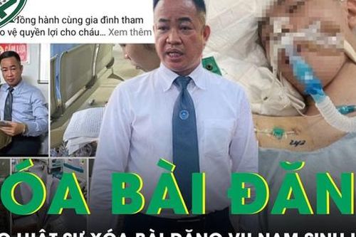 Lý do luật sư xóa các bài đăng liên quan vụ nam sinh lớp 8 bị hành hung chấn thương sọ não