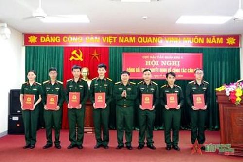 Cục Hậu cần Quân khu 4: Công bố, trao quyết định điều động học viên tốt nghiệp năm 2024
