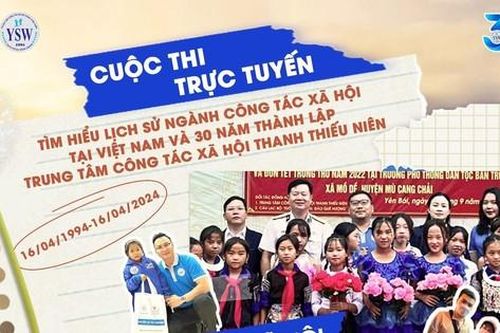 Phát động cuộc thi trực tuyến 'Tìm hiểu lịch sử ngành Công tác xã hội tại Việt Nam'