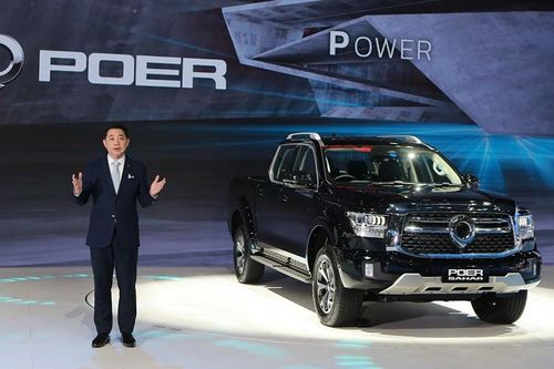 'Soi' bán tải GWM Poer Sahar HEV tiết kiệm xăng, chờ về Việt Nam
