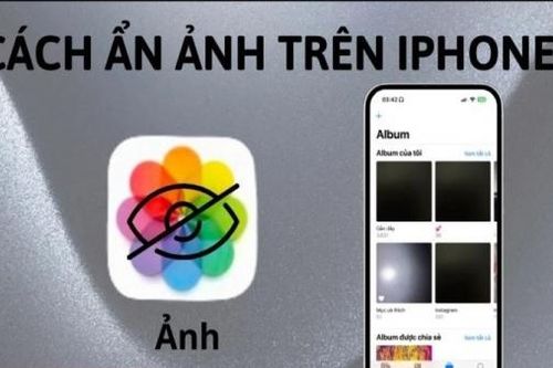 Cách ẩn và mở ảnh bị ẩn trên iPhone
