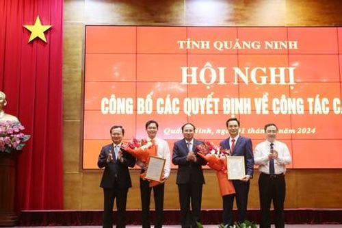 Quảng Ninh luân chuyển, điều động nhiều cán bộ chủ chốt