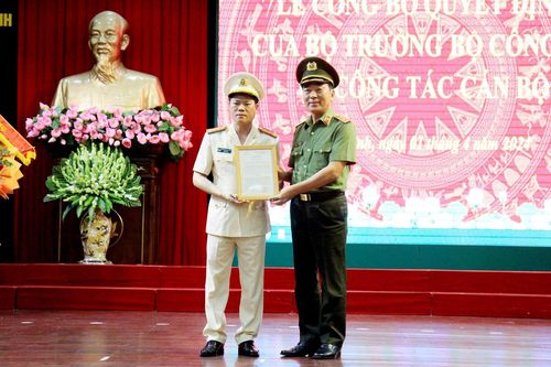 Điều động, bổ nhiệm Giám đốc Công an tỉnh Nam Định