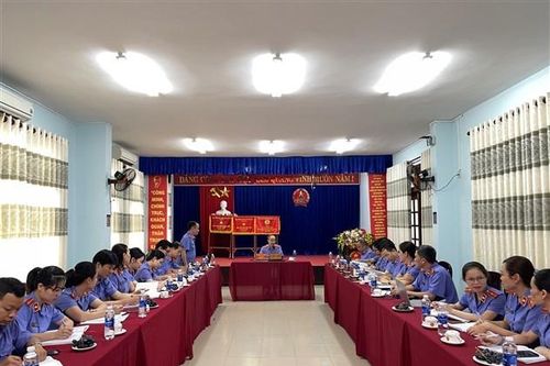 Kiểm tra kết quả triển khai công tác quý I năm 2024 tại VKSND quận Hải Châu