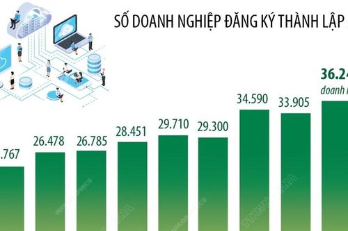 Quý 1/2024, cả nước có hơn 36.200 doanh nghiệp đăng ký thành lập mới