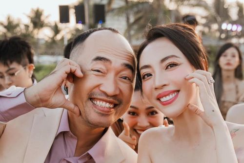 Diễn viên Thu Trang thông báo đang bầu 3 tháng, Tiến Luật đòi ăn mừng
