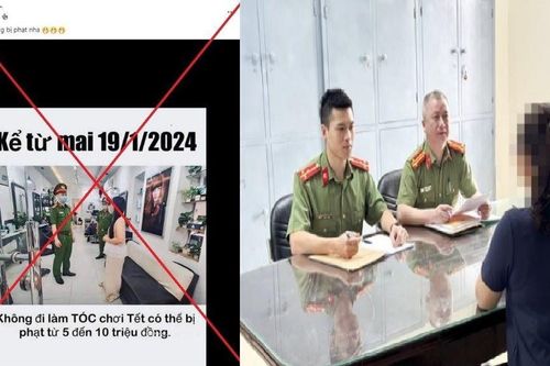 Xử lý kẻ tung tin 'không cắt tóc bị phạt'