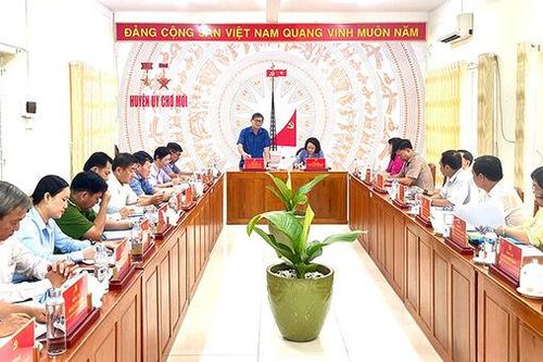 Huyện ủy Chợ Mới kiểm điểm tình hình thực hiện nhiệm vụ chính trị quý I/2024