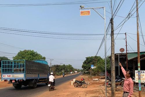 'Mắt thần' giám sát an ninh trật tự tại xã Ia O