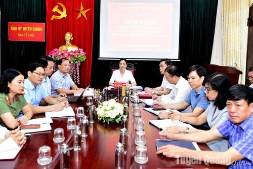 Tham mưu đảm bảo tiến độ các nghị quyết, kết luận của BCH Trung ương Đảng khóa XIII về công tác tổ chức xây dựng Đảng