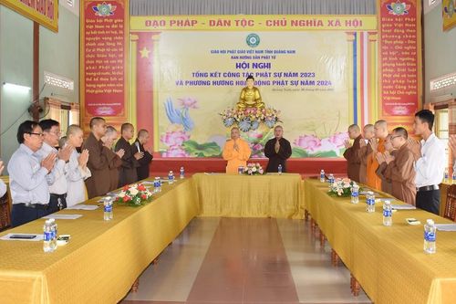 Ban Hướng dẫn Phật tử tỉnh Quảng Nam họp trình phương hướng hoạt động năm 2024