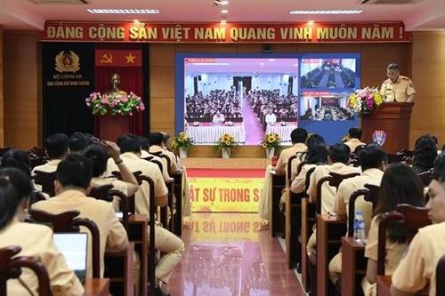 Cục CSGT quán triệt chuyên đề 'Học tập và làm theo tư tưởng, đạo đức, phong cách Hồ Chí Minh' năm 2024