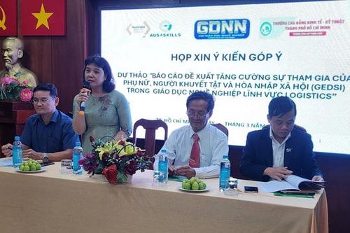 Đẩy mạnh sự tham gia của phụ nữ, người khuyết tật trong lĩnh vực logistics