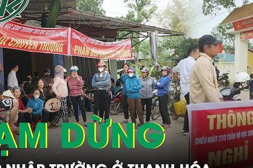 Vụ phụ huynh cho học sinh nghỉ học hàng loạt ở Thanh Hóa: Tạm dừng sáp nhập 2 trường