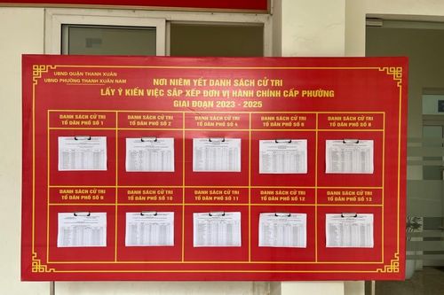 Hà Nội: Tám quận, huyện công bố tên dự kiến các phường, xã sau sáp nhập