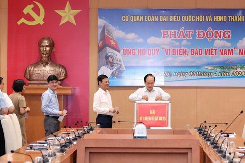 Cơ quan dân cử Hà Nội phát động ủng hộ Quỹ 'Vì biển, đảo Việt Nam'