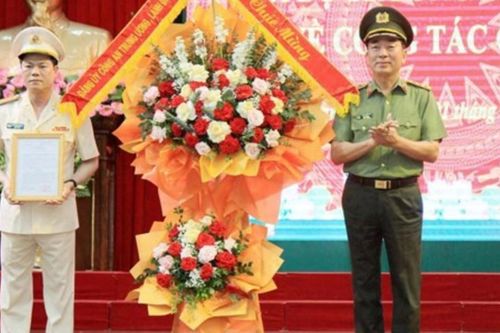 Công bố quyết định bổ nhiệm Giám đốc công an tỉnh Nam Định