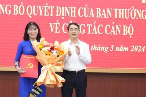 Chỉ định nữ Phó Chủ tịch UBND tỉnh giữ chức Bí thư Huyện ủy