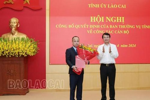 Bổ nhiệm Chánh Văn phòng Tỉnh ủy