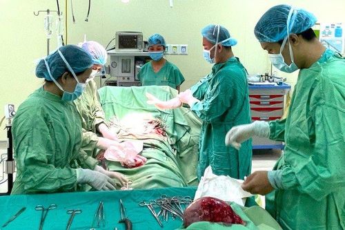 Phẫu thuật cắt bỏ khối u xơ tử cung 'khổng lồ' cho nữ bệnh nhân 54 tuổi