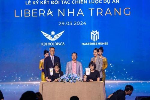 KDI Holdings và Masterise Homes ký kết hợp tác chiến lược phát triển dự án Libera Nha Trang