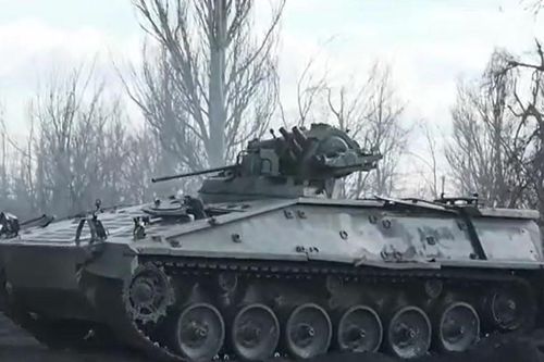 Video binh sĩ Nga lái thử thiết giáp Đức viện trợ cho Ukraine