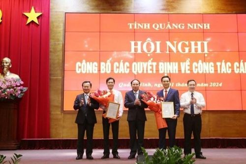 Quảng Ninh: Bổ nhiệm nhiều cán bộ, lãnh đạo Sở, ngành, địa phương