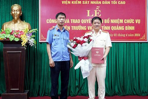 Bổ nhiệm Phó viện trưởng VKSND tỉnh Quảng Bình
