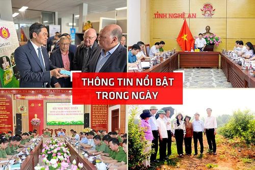 Nghệ An: Thông tin nổi bật ngày 2/4
