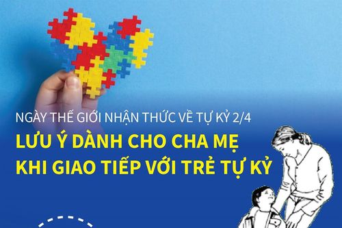 Lưu ý dành cho cha mẹ khi giao tiếp với trẻ tự kỷ