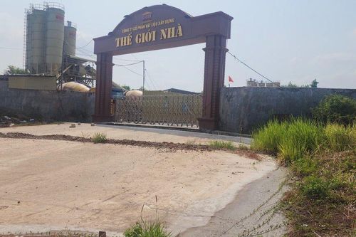 Bình Phước:Trạm bê tông Thế Giới Nhà có dấu hiệu xả thải ra môi trường