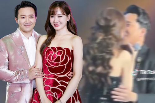 Hari Won công khai 'khóa môi' Trấn Thành trước hàng trăm khán giả