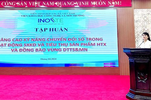 Tập huấn nâng cao năng lực cho các thành viên hợp tác xã