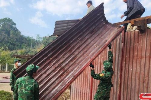 Sốp Cộp nỗ lực khắc phục hậu quả sau thiên tai