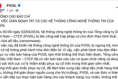 Sau VNDirect, đến lượt hệ thống công nghệ thông tin của PVOIL bị tấn công