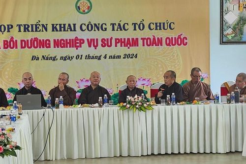 Ban Giáo dục Phật giáo T.Ư tổ chức Khóa bồi dưỡng nghiệp vụ sư phạm từ ngày 14 đến 21-4 tại Đà Nẵng