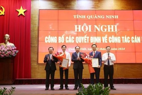 Quảng Ninh điều động, bổ nhiệm nhiều cán bộ chủ chốt