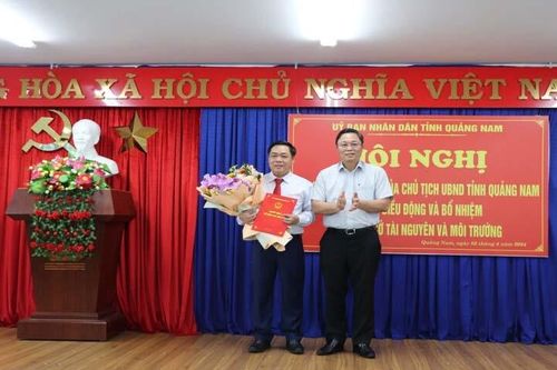 Quảng Nam: Ông Bùi Ngọc Ảnh giữ chức Giám đốc Sở Tài nguyên và Môi trường