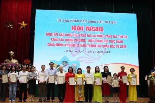 Hà Nội: Trao giải các cuộc thi dịp kỷ niệm 10 năm thành lập quận Bắc Từ Liêm