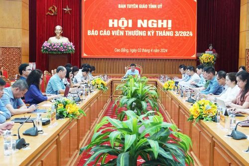 Hội nghị báo cáo viên thường kỳ tháng 3