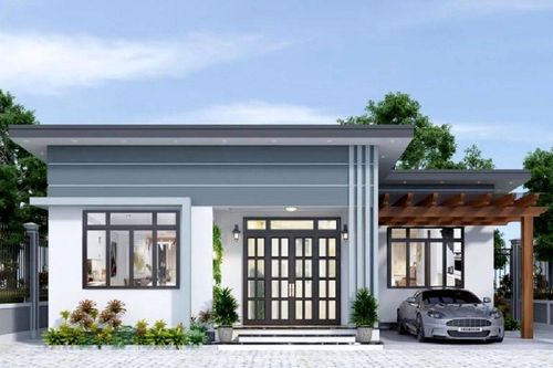 5 mẫu nhà cấp 4 mái bằng chữ L được ưa chuộng ở nông thôn