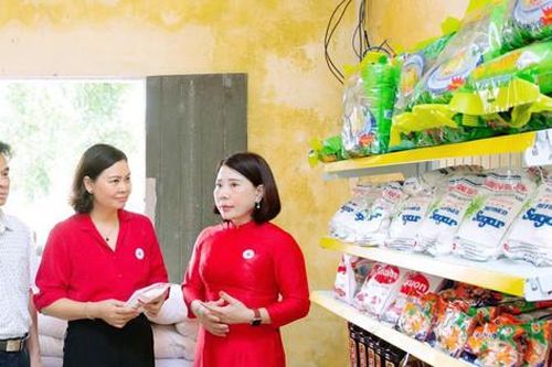 Ứng Hòa ra mắt mô hình điểm 'Cụm dân cư nhân ái' và 'Gian hàng nhân đạo'