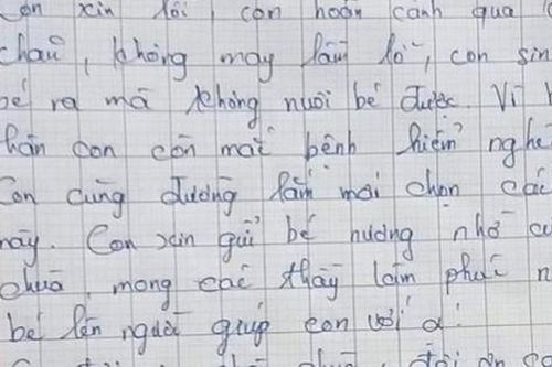 Người mẹ lầm lỡ, mắc bệnh hiểm nghèo đau lòng bỏ con sơ sinh trong chùa