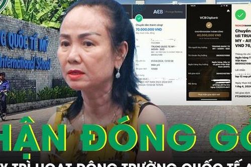 Công bố tài khoản chung nhận đóng góp để duy trì hoạt động trường Quốc tế Mỹ Việt Nam AISVN