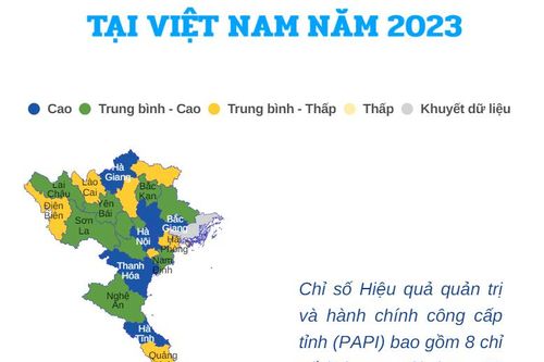 Chỉ số hiệu quả Quản trị và Hành chính công cấp tỉnh tại Việt Nam năm 2023