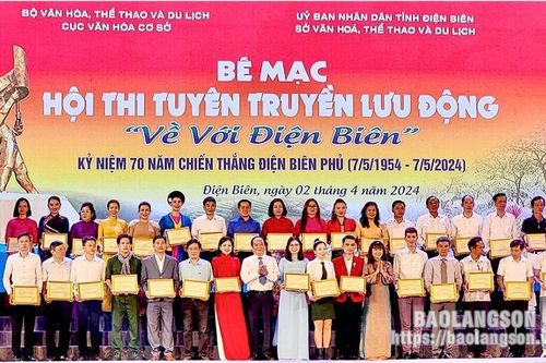Đoàn Lạng Sơn đạt nhiều giải cao tại Hội thi tuyên truyền lưu động năm 2024