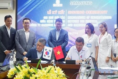 Bệnh viện 199 và Công ty Samsung Medison ký kết hợp tác