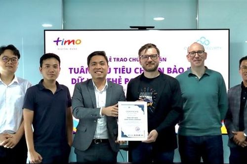 NH số Timo vinh dự đạt chứng chỉ bảo mật quốc tế PCI DSS cấp độ cao nhất